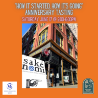 Good Days at Good Arts: Saké Nomi “How It Started, How It’s Going” Anniversary Tasting