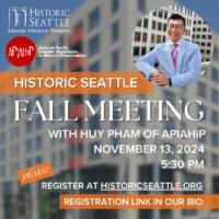 Historic Seattle’s Fall Meeting