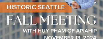 Historic Seattle’s Fall Meeting